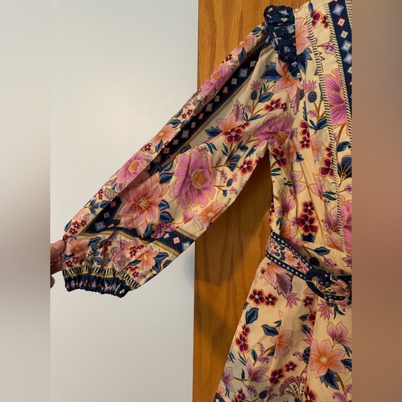 Farm Rio Cream Superbloom Tapestry Organic Cotton Romper - Picture 5 of 11